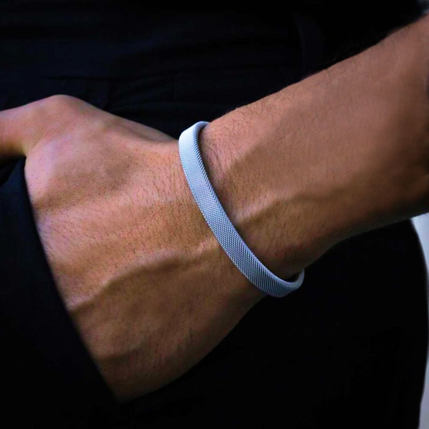 Pulseira Manhattan - em aço inoxidável