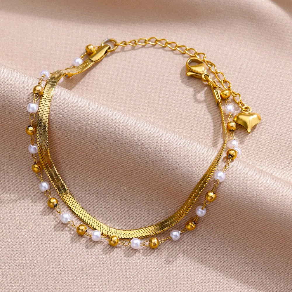 Tornozeleira Dóris - em aço inoxidável