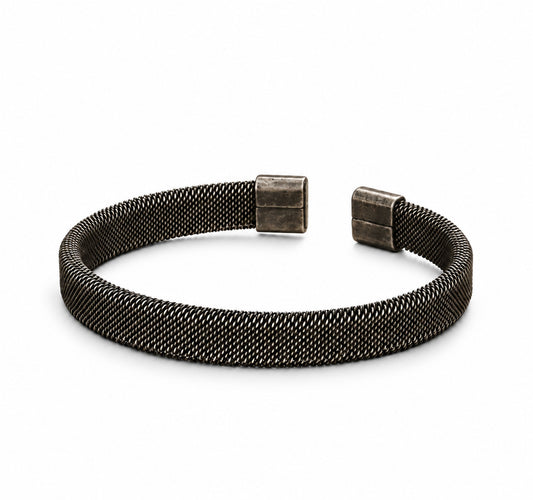 Pulseira Vintage Manhattan - em aço inoxidável