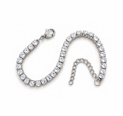 Pulseira Celeste - em aço inoxidável