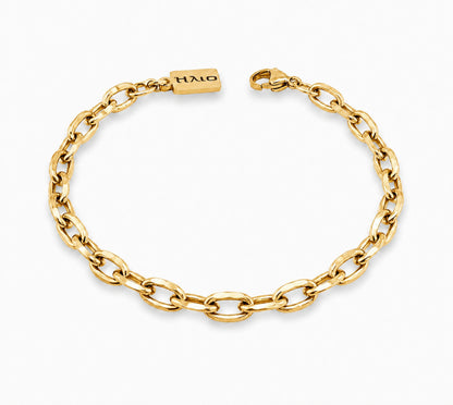 Pulseira Dagda - em aço inoxidável dourado