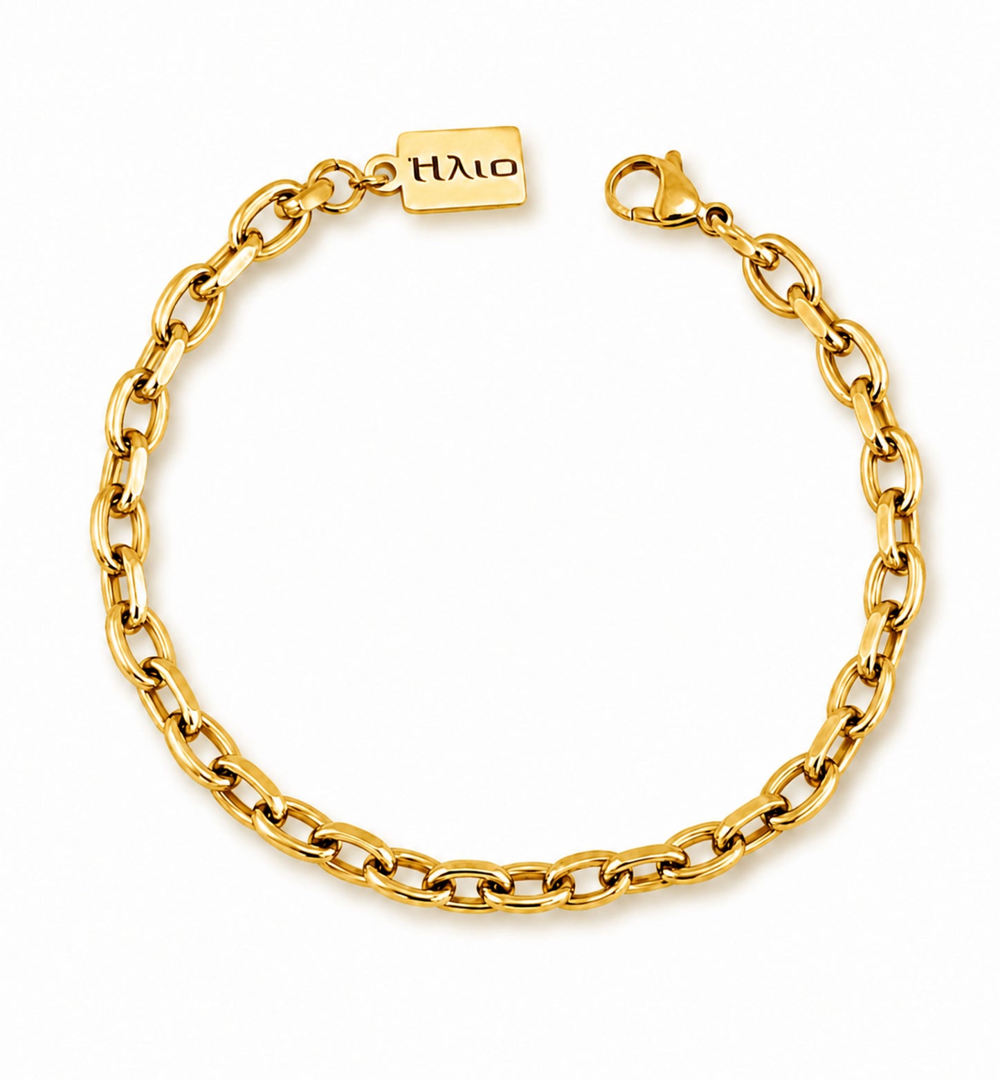 Pulseira Dagda - em aço inoxidável dourado