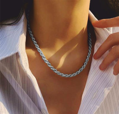 Conjunto Colar e Pulseira Sailors - em aço inoxidável