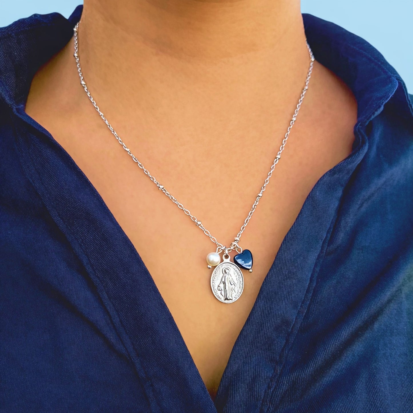 Colar Lady of Graces - em aço inoxidável