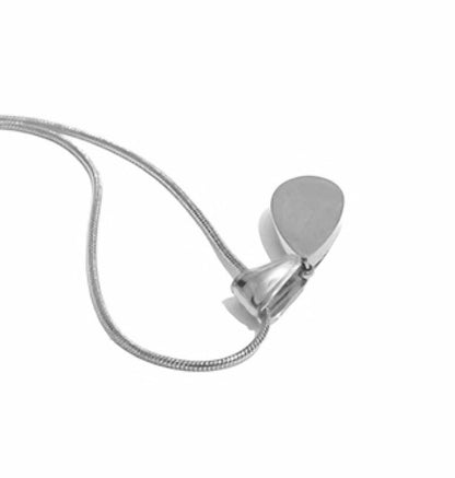 Colar Blue Drop - em aço inoxidável