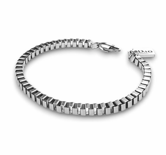Pulseira Caius- em aço inoxidável