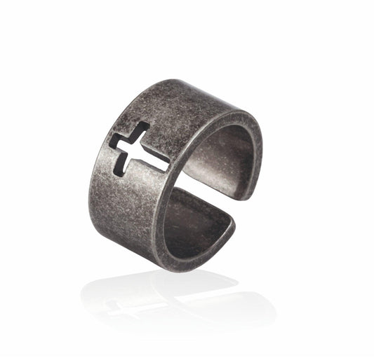 𝗔𝗻𝗲𝗹 𝗩𝗶𝗻𝘁𝗮𝗴𝗲 𝗖𝗿𝗼𝘀𝘀 - Aço Inoxidável - HALO • store