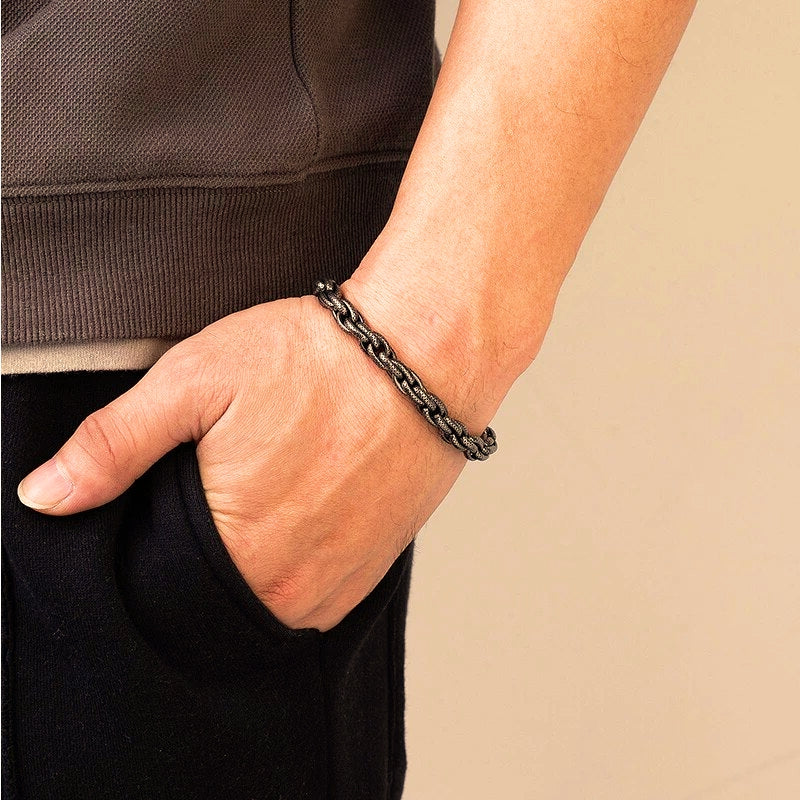 Pulseira Vintage Magno - em aço inoxidável