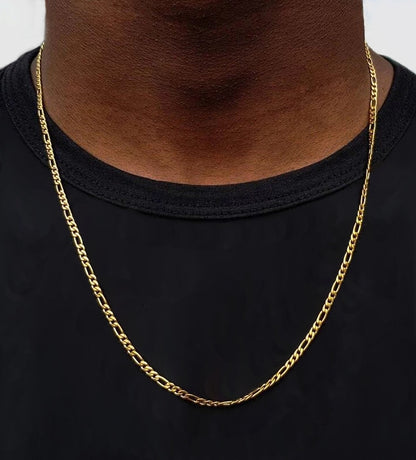 Colar Attilius - em aço inoxidável dourado
