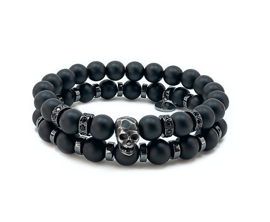 Pulseira Skull - conjunto