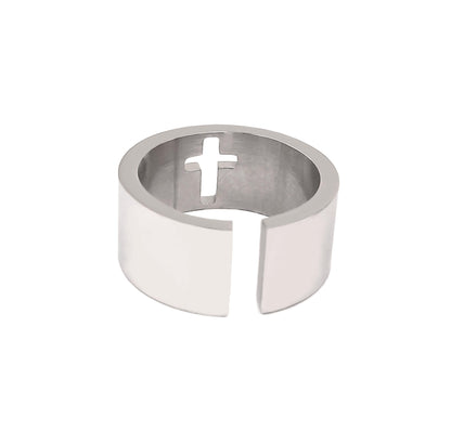 𝗔𝗻𝗲𝗹 𝗖𝗿𝗼𝘀𝘀 - Aço Inoxidável - HALO • store