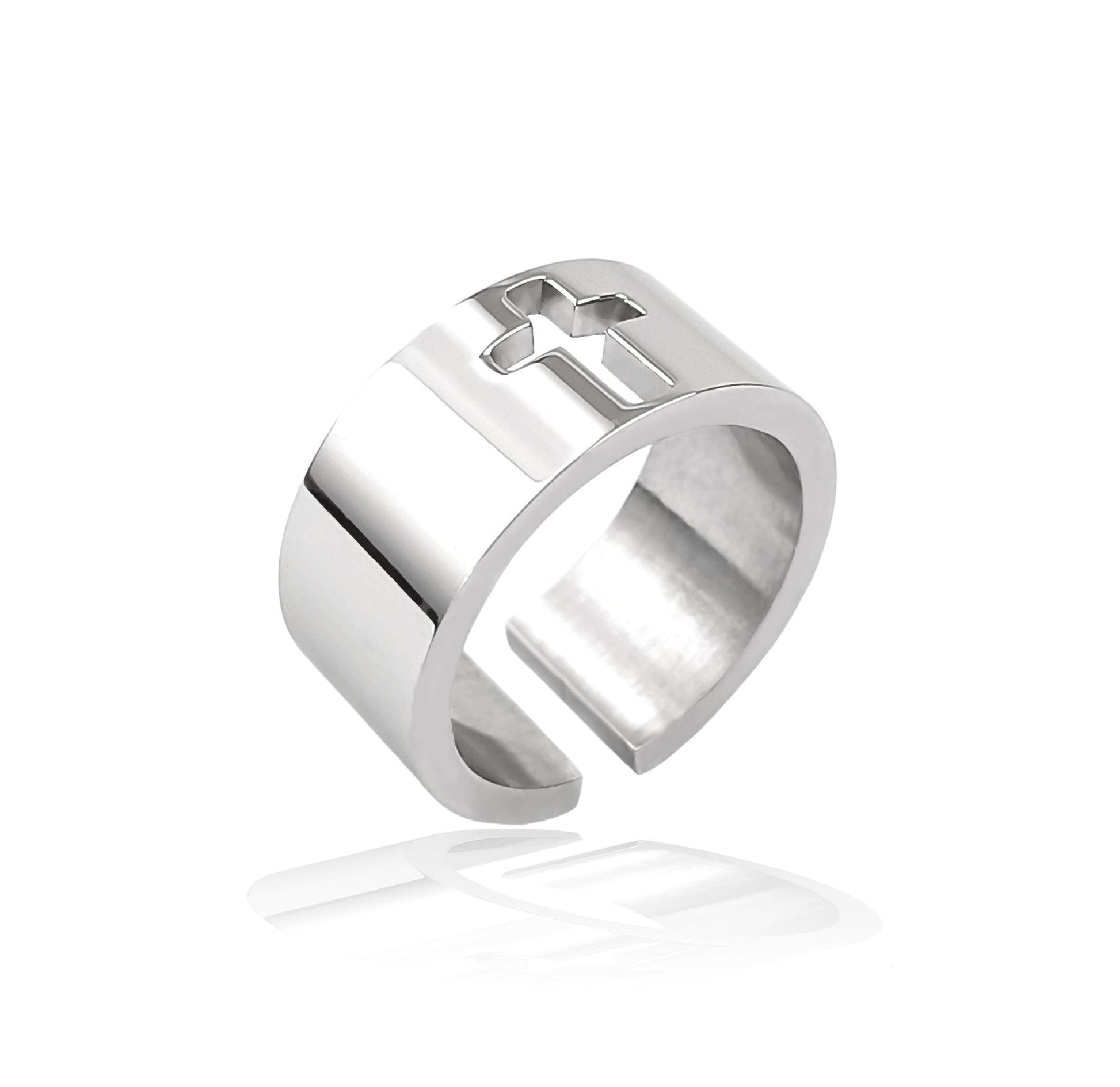 𝗔𝗻𝗲𝗹 𝗖𝗿𝗼𝘀𝘀 - Aço Inoxidável - HALO • store