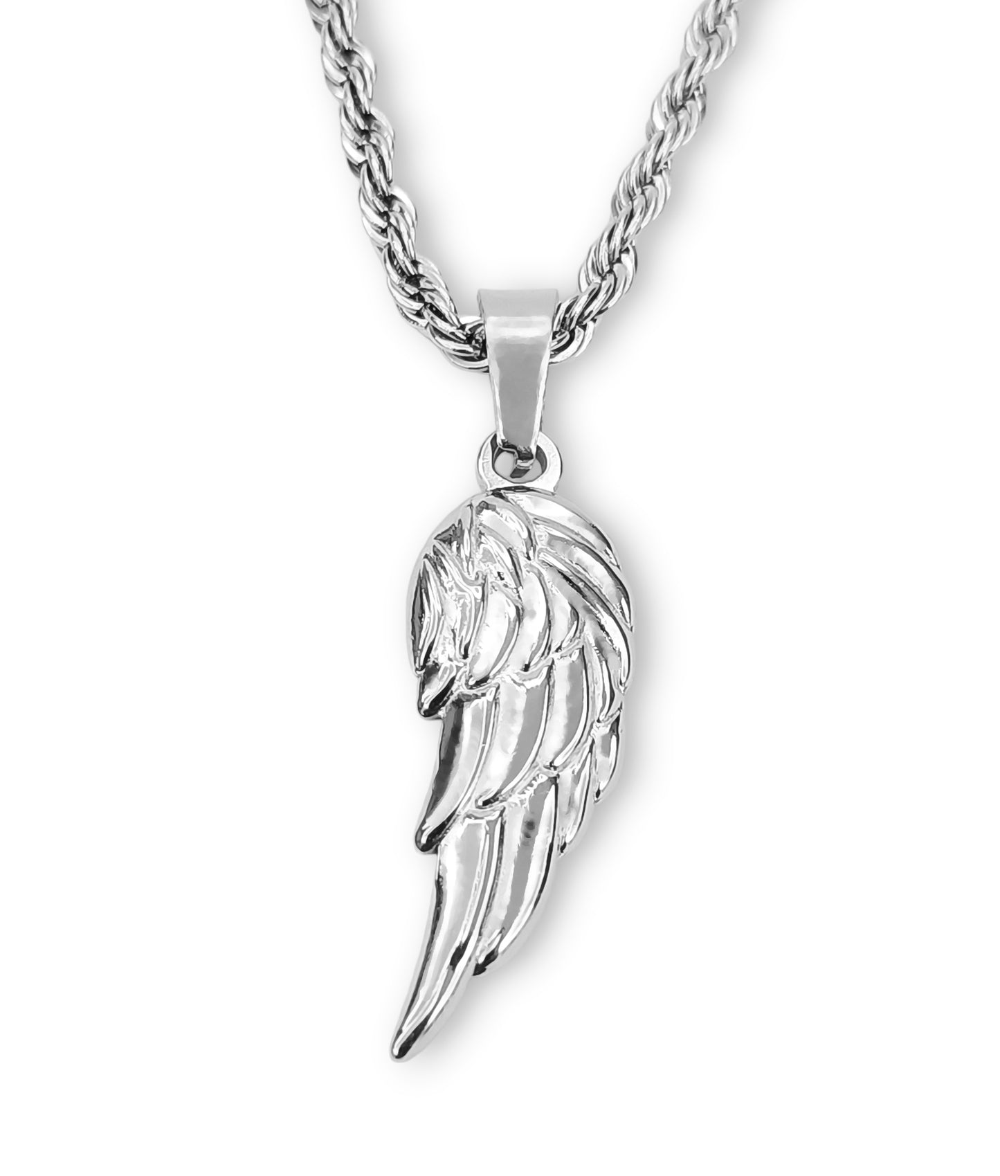 Colar Wing - em aço inoxidável