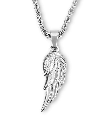 Colar Wing - em aço inoxidável