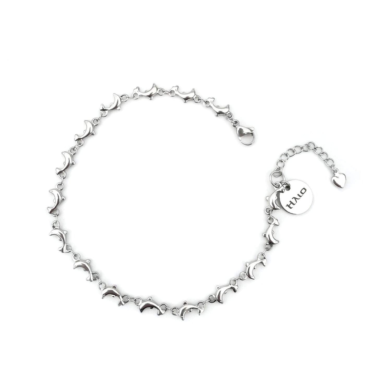 Tornozeleira Dolphin - em aço inoxidável