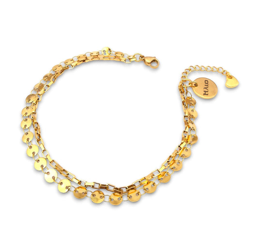 𝗣𝘂𝗹𝘀𝗲𝗶𝗿𝗮 𝗚𝗮𝗹𝗲𝗻𝗲 - Em Aço Inoxidável Dourado - HALO • store