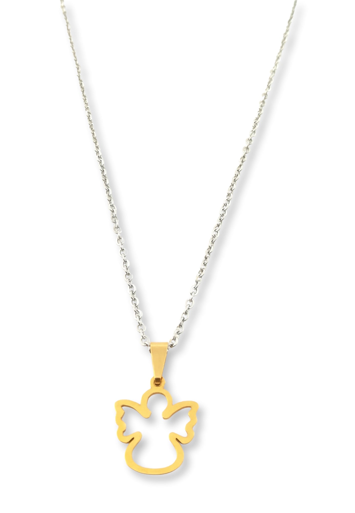 Colar Dina - em aço inoxidável dourado