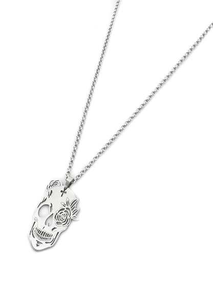 Colar Skull - em aço inoxidável